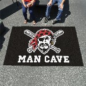 Pittsburgh Pirates Man Cave Ulti-Mat Rug - 5ft. x 8ft. - Pirate Head Jersey Sleeve Logo, 30746