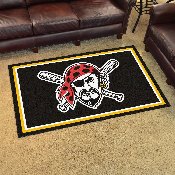 Pittsburgh Pirates 4ft. x 6ft. Plush Area Rug, 30752