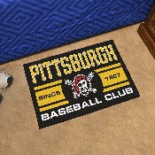 Pittsburgh Pirates Starter Mat Accent Rug, Panther Logo - 19in. x 30in., 30754