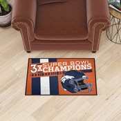 Denver Broncos All-Star Rug - 34 in. x 42.5 in. Plush Area Rug, 30913