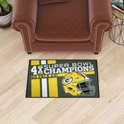 Green Bay Packers Dynasty Starter Mat Accent Rug - 19in. x 30in., 30920