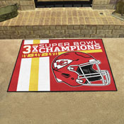 Kansas City Chiefs All-Star Rug - 34 in. x 42.5 in. Plush Area Rug, 30937