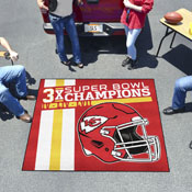 Kansas City Chiefs Dynasty Tailgater Rug - 5ft. x 6ft., 30938