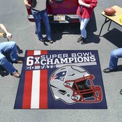 New England Patriots Dynasty Tailgater Rug - 5ft. x 6ft., 30962