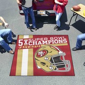 San Francisco 49ers Dynasty Tailgater Rug - 5ft. x 6ft., 30986