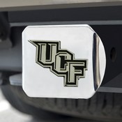 Central Florida Knights Chrome Metal Hitch Cover with Chrome Metal 3D Emblem, 31109