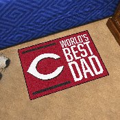 Cincinnati Reds Starter Mat Accent Rug - 19in. x 30in. World's Best Dad Starter Mat, 31120
