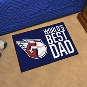 Cleveland Guardians Starter Mat Accent Rug - 19in. x 30in. World's Best Dad Starter Mat, 31121