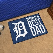 Detroit Tigers Starter Mat Accent Rug - 19in. x 30in. World's Best Dad Starter Mat, 31123