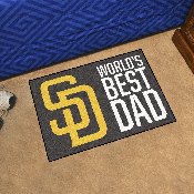 San Diego Padres Starter Mat Accent Rug - 19in. x 30in. World's Best Dad Starter Mat, 31136