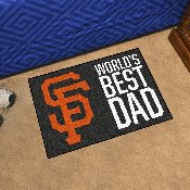 San Francisco Giants Starter Mat - World's Best Dad - 19"x30", 31137