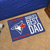Toronto Blue Jays Starter Mat - World's Best Dad - 19