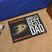 Anaheim Ducks Starter Mat Accent Rug - 19in. x 30in. World's Best Dad Starter Mat, 31144