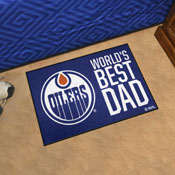 Edmonton Oilers Oilers Starter Mat Accent Rug Southside City Connect - 19in. x 30in., 31155