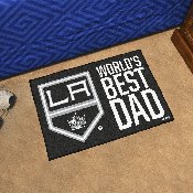Los Angeles Kings Starter Mat Accent Rug - 19in. x 30in. World's Best Dad Starter Mat, 31157