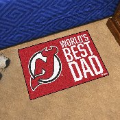 New Jersey Devils Starter Mat Accent Rug - 19in. x 30in. World's Best Dad Starter Mat, 31161