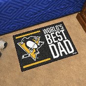 Pittsburgh Penguins Starter Mat Accent Rug - 19in. x 30in. World's Best Dad Starter Mat, 31166