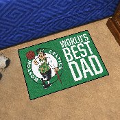 Boston Celtics Starter Mat Accent Rug - 19in. x 30in. World's Best Dad Starter Mat, 31178