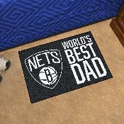 Brooklyn Nets Starter Mat Accent Rug - 19in. x 30in. World's Best Dad Starter Mat, 31179