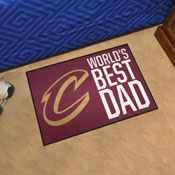 Cleveland Cavaliers Starter Mat Accent Rug - 19in. x 30in. World's Best Dad Starter Mat, 31182