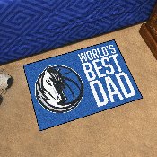 Dallas Mavericks Starter Mat Accent Rug - 19in. x 30in. World's Best Dad Starter Mat, 31183
