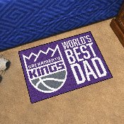 Sacramento Kings Starter Mat Accent Rug - 19in. x 30in. World's Best Dad Starter Mat, 31202