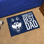 UConn Huskies Starter Mat Accent Rug - 19in. x 30in. World's Best Dad Starter Mat, 31207