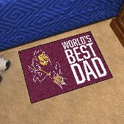 Arizona State Sun Devils Starter Mat Accent Rug - 19in. x 30in. World's Best Dad Starter Mat, 31213