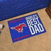 SMU Mustangs Starter Mat Accent Rug - 19in. x 30in. World's Best Dad Starter Mat, 31219