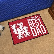 Houston Cougars Starter Mat Accent Rug - 19in. x 30in. World's Best Dad Starter Mat, 31223
