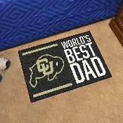 Colorado Buffaloes Starter Mat Accent Rug - 19in. x 30in. World's Best Dad Starter Mat, 31227