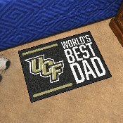 Central Florida Knights Starter Mat Accent Rug - 19in. x 30in. World's Best Dad Starter Mat, 31228