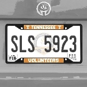 Tennessee Volunteers Metal License Plate Frame Black Finish, 31283