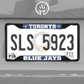 Toronto Blue Jays Metal License Plate Frame Black Finish, 31324