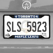 Toronto Maple Leafs Metal License Plate Frame Black Finish, 31393