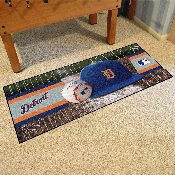 Detroit Tigers Baseball Runner Rug - 30in. x 72in., 31402