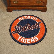 Detroit Tigers Roundel Rug - 27in. Diameter, 31414