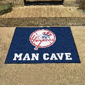 New York Yankees Man Cave All-Star Rug - 34 in. x 42.5 in., 31420