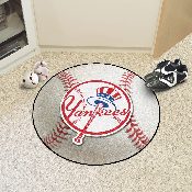 New York Yankees Baseball Rug - 27in. Diameter, 31427