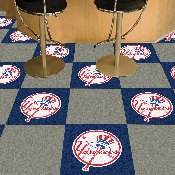 New York Yankees Team Carpet Tiles - 45 Sq Ft., 31429