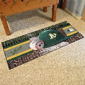 Oakland Athletics Baseball Runner Rug - 30in. x 72in., 31433