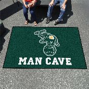 Oakland Athletics Man Cave Ulti-Mat Rug - 5ft. x 8ft. - Elephant Jersey Sleeve Logo, 31440