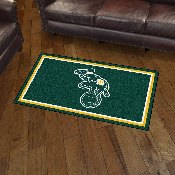 Oakland Athletics 3ft. x 5ft. Plush Area Rug, 31444