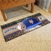 New York Mets Baseball Runner Rug - 30in. x 72in., 31456