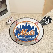New York Mets Baseball Rug - 27in. Diameter, 31457