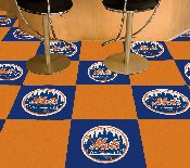 New York Mets Team Carpet Tiles - 45 Sq Ft., 31458