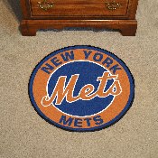 New York Mets Roundel Rug - 27in. Diameter, 31462