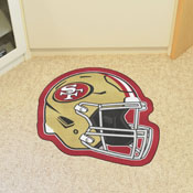 San Francisco 49ers Mascot Helmet Rug, 31753