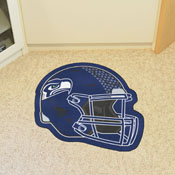 Seattle Seahawks Mascot Helmet Rug, 31754