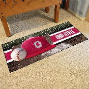 Ohio State Buckeyes Baseball Runner Rug - 30in. x 72in., 31881